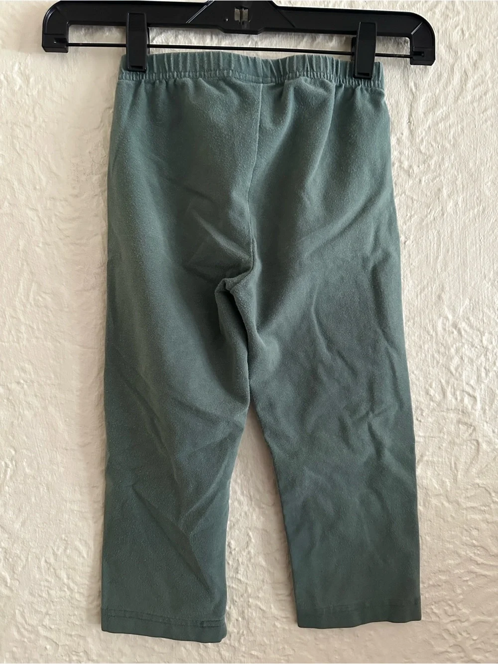 Hanna Andersson Slate Green Cropped Capri Leggings Kids Girls 8